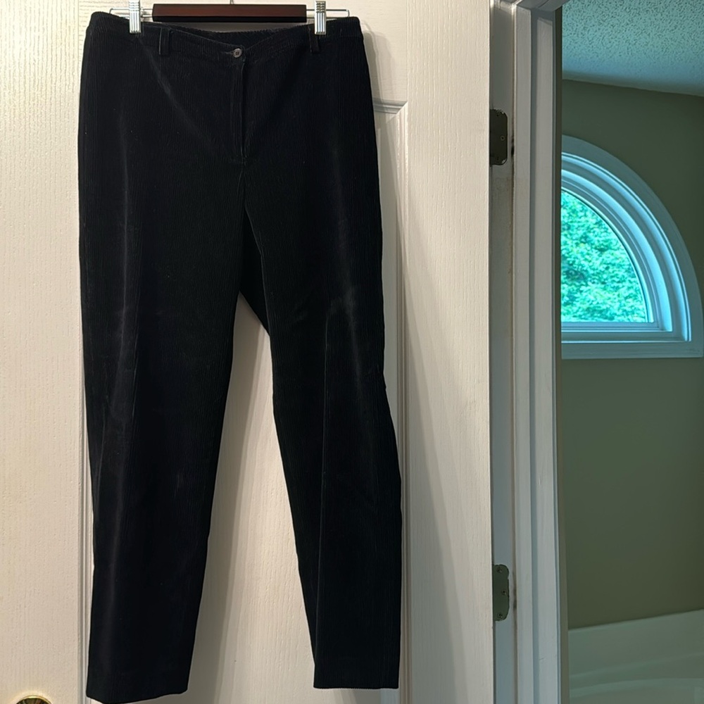 Vintage I.N.C International Concepts Petite black corduroy pants